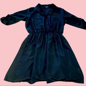 Black shirt dress size Large fits like a medium